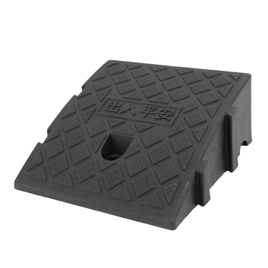 Auto-Schwellenrampe mit Seitenverschluss 250mm*270mm*110mm 2200 Lbs PVC Auffahrts-Schwellenrampen für Laderampe Bürgersteig Auto Motorrad