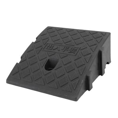 Kantstensramp med sidospänne 25 X 27 X 11 cm 1000 kg Viktkapacitet PVC Uppfartskantstensramper för Lastkaj