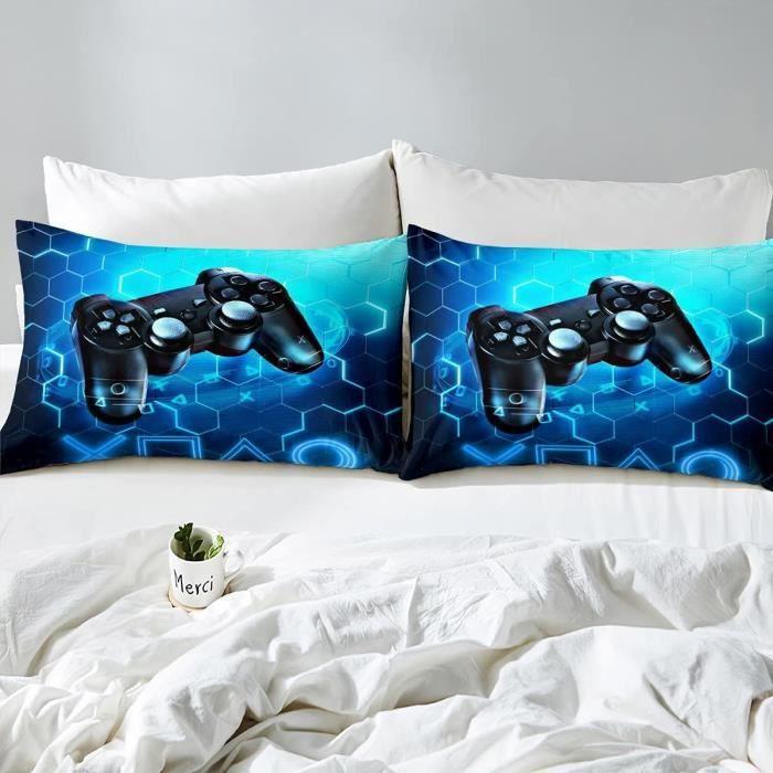 Housse de couette - homemissing - kids gamer - 200x200cm - imprimé 3d - hypoallergénique