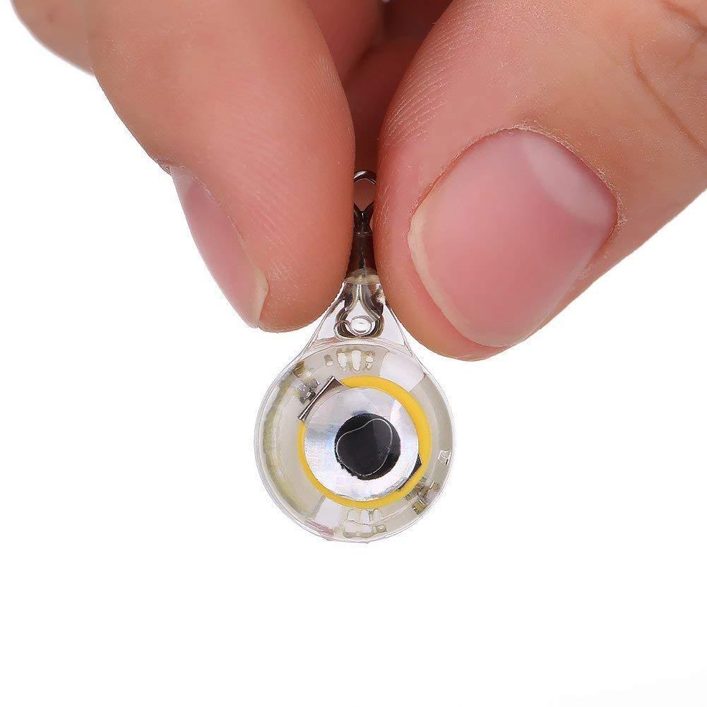 1-5PCS Mini Fishing Lure Light LED Deep Drop Underwater Eye Shape Fishing squids Fishing Bait Luminous Lure for Attracting Fish