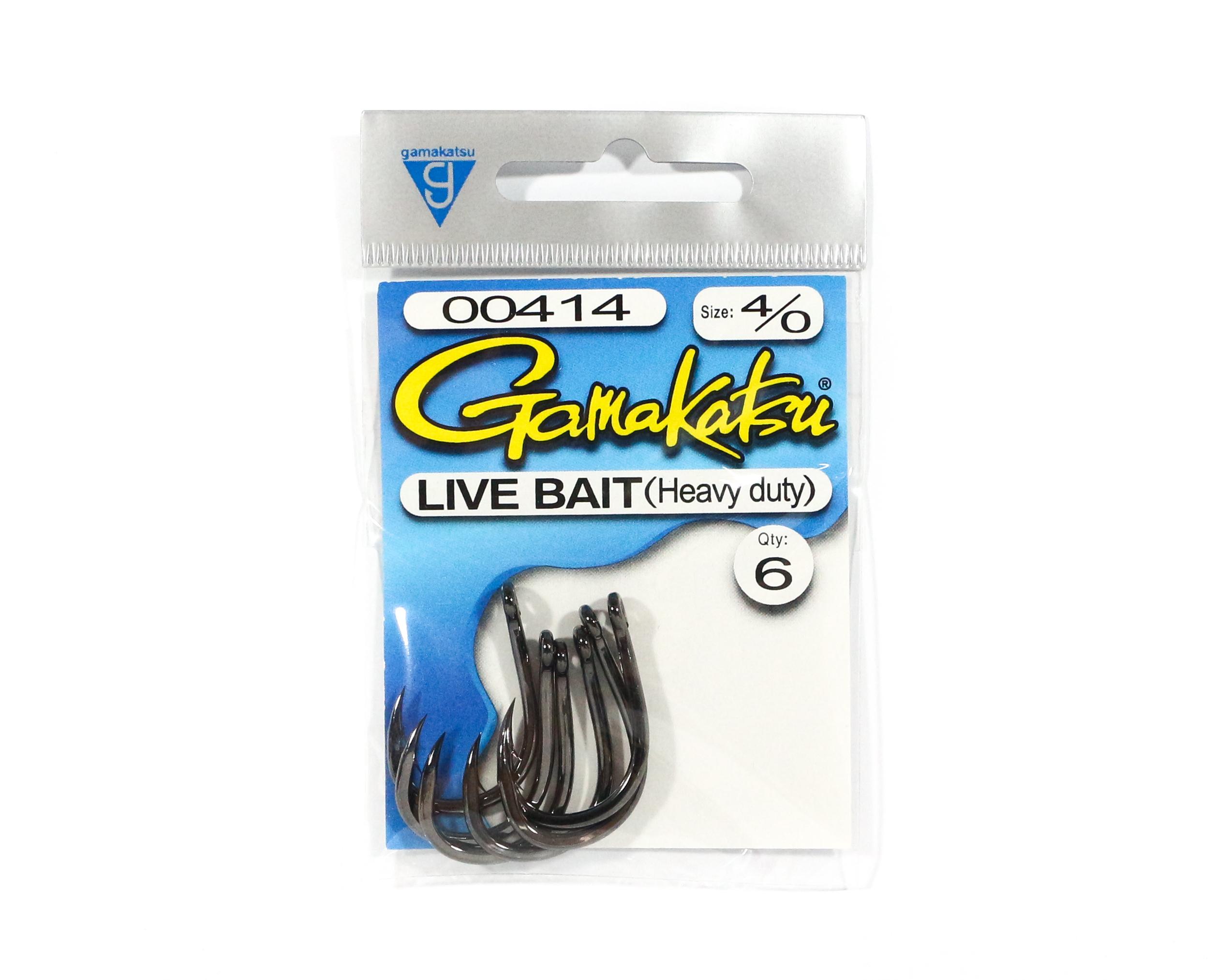 

Живая наживка Gamakatsu Heavy Duty, размер 4/0,6 В упаковке (5451)