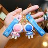 Astronaut Pendant Couple Keychain Bag Charm for Valentine's Day Gift