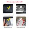 Car Rear Bumper Protective Sticker, Carbon Fiber Material, Scratch-resistant and Dirt-resistant Decorative Strip, Car Modification Parts.