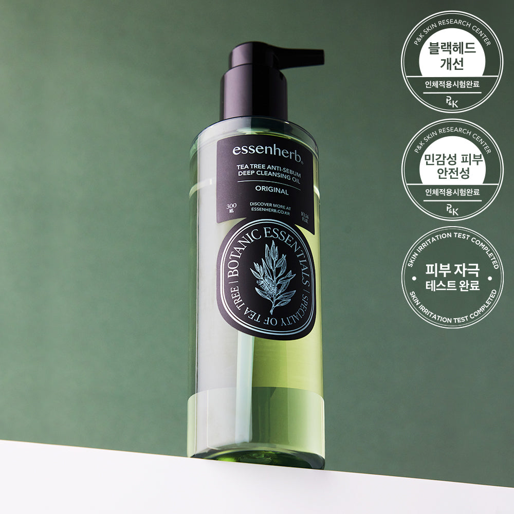 Essenherb Tea Tree Anti-Sebum Deep Cleansing Oil 300ml