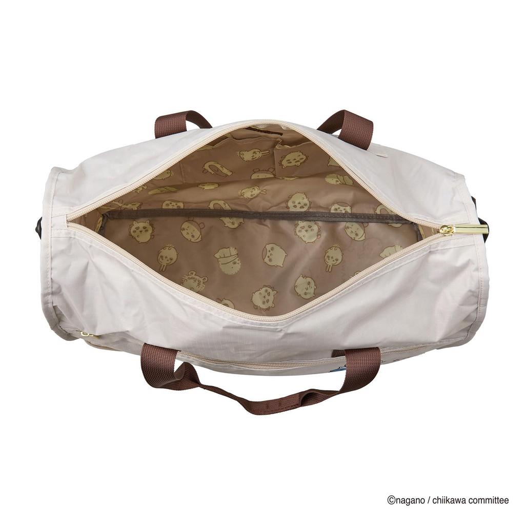 Foldable Boston M 23L Compatible with with Shoulder HPL0002 Beige Circle Bag, Chiikawa, Size, Capacity, Carry-on Suitcases, Strap, CH1.
