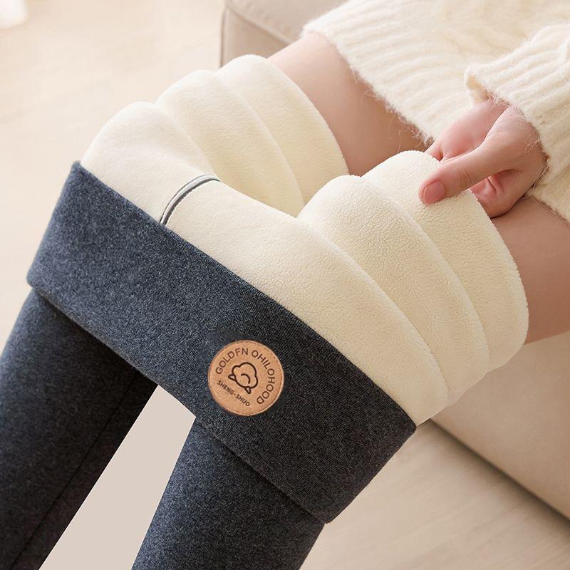 Women S Fleece Lined High Waist Thermal Leggings Winter Warm Pants