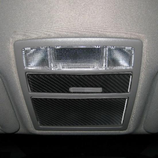 Carbon Fiber Interior Overhead Light Panel Cover Trim For Toyota Camry 2007-2011