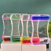 New Product Slide Oil Drop Decompression Toy Acrylic Liquid Hourglass Dynamic Multi Color Oil Leak Home Desktop Decoration Gift