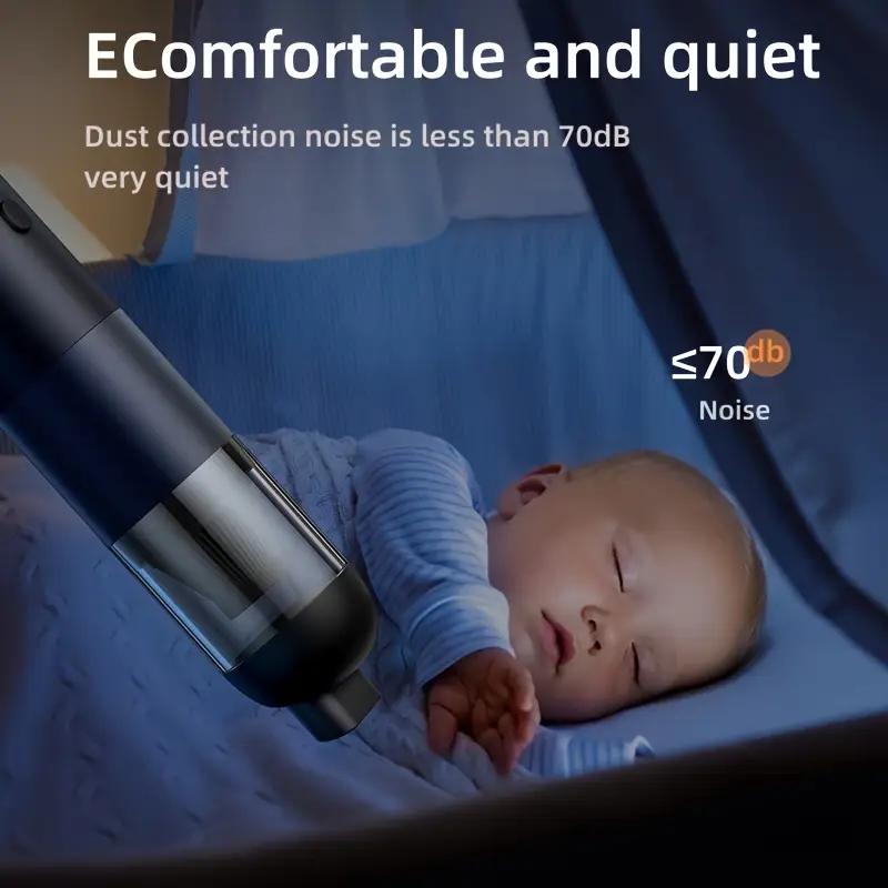 Handheld Vacuum Cleaner - Powerful Suction, Car Vacuum Cleaner Car Accessories High Power Handheld Portable Car Vacuum,Mini Portable Rechargeable