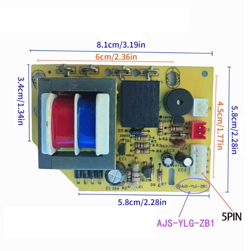 AJS-YLG-ZB1 Electric Pressure Cooker Accessories Power Supply Motherboard Electric Pressure Cooker Circuit Board