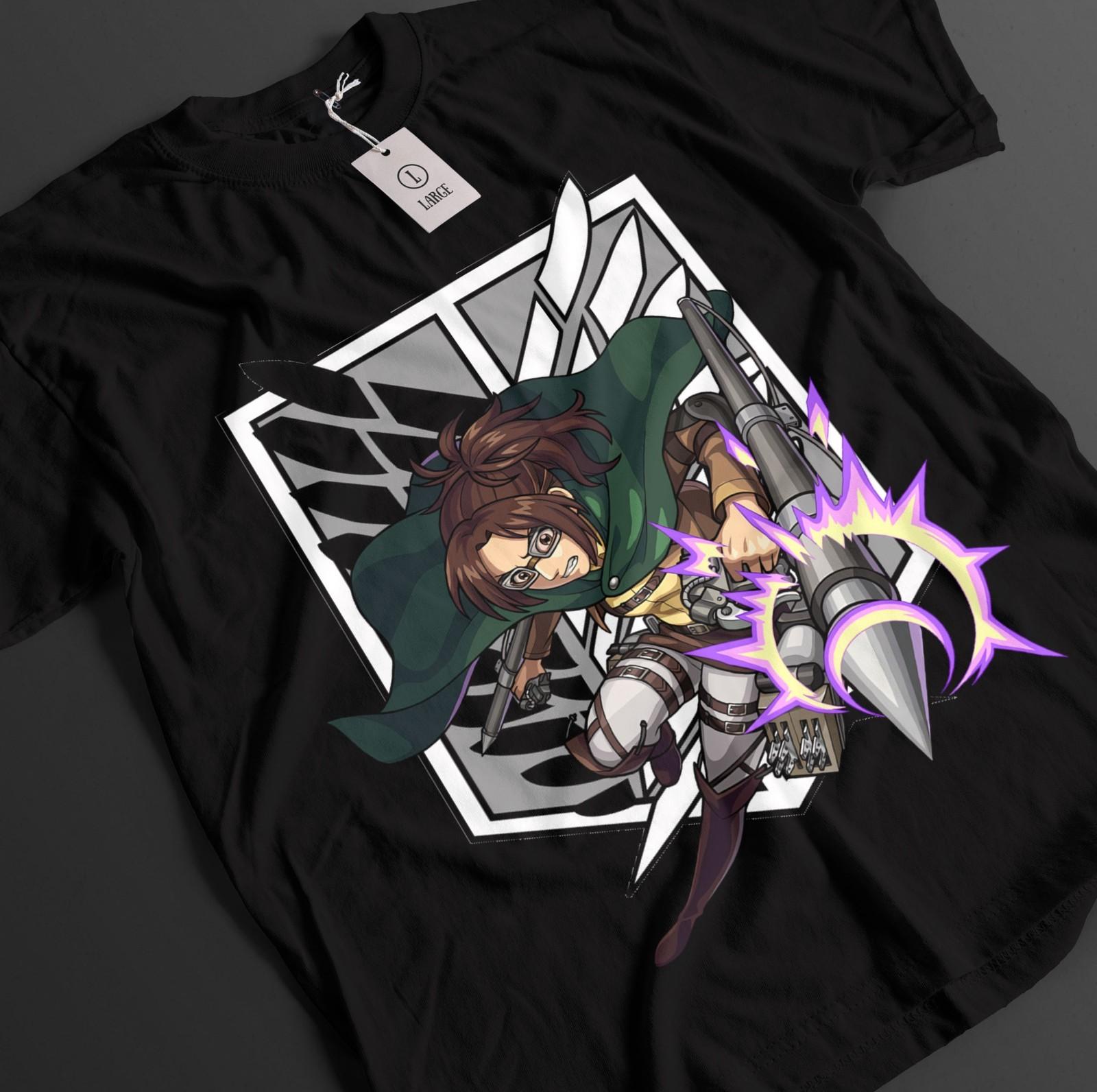 Attack On Titan Shirt Hange Zoe Tshirt AOT T-Shirt Mens Womens Tees Top Anime Unisex Graphic Tee 3XL