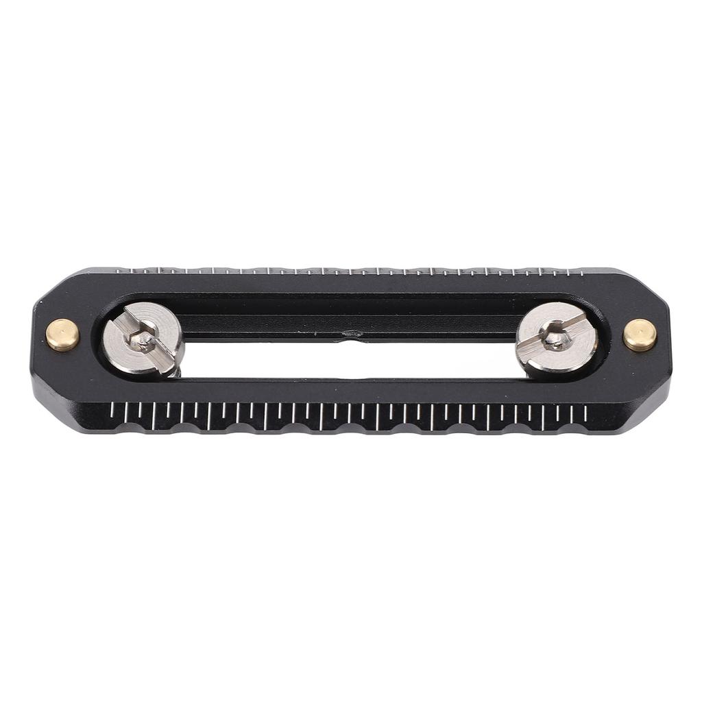 Quick Release Safety Rail with 14in Screws Anti Off Safety Pins for Handle Camera Cage Aluminum