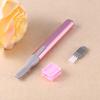  Electric Eyebrow Hair Remover, Blade   Trimmer, Buty Pink, Portable and Sy To Use, Brush for Cln, Comb Included 