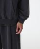 Frost-Dyed Oversized Hooded Sweatshirt [Navy]