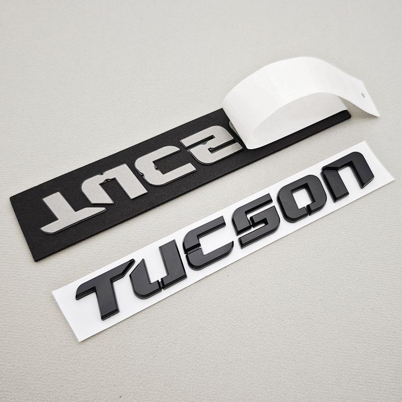 Rlapg3 3D ABS SONATA TUCSON Stylizacja Logo Litery Naklejka Bagażnik Tylny Emblemat Odznaka Naklejka Dla Hyundai Akcesoria Dekoracyjne Samochodu