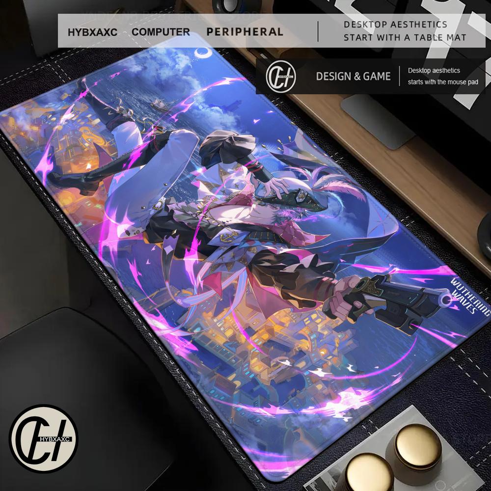 xcm Wuthering Waves Brant Mouse Pad Cute HD Desk Pad Extended Gaming Keyboard Mats Large xcm XXL Gamer HYBXAXC Mousepad