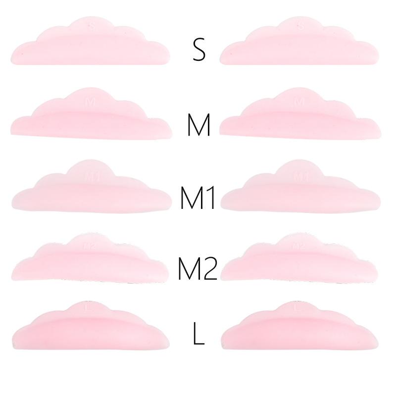 Solroskant Silikonfransböjningskuddar - 5 Par