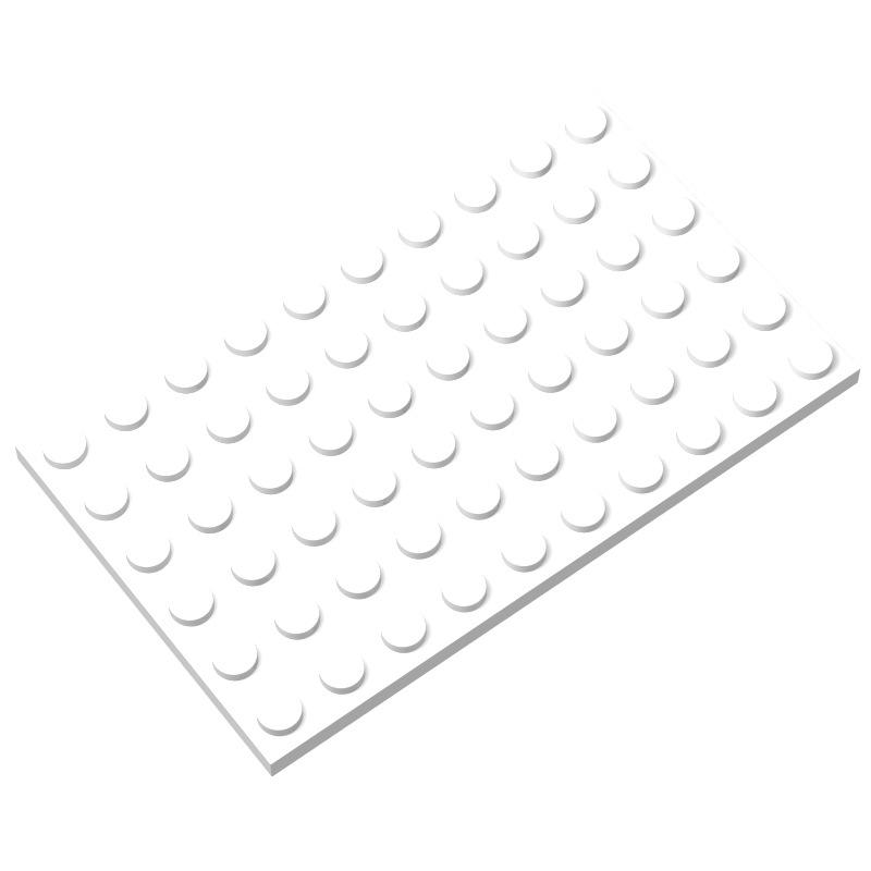 10PCS PLATE 6x10 Dots Compatible with 3033 Baseplate Self-Locking Bricks Building Blocks Toys Accessories 10pcs