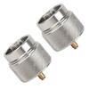 2Pcs Cassette Gas Tank Converter Connector Cylinder Adapter for Outdoor Camping Picnic