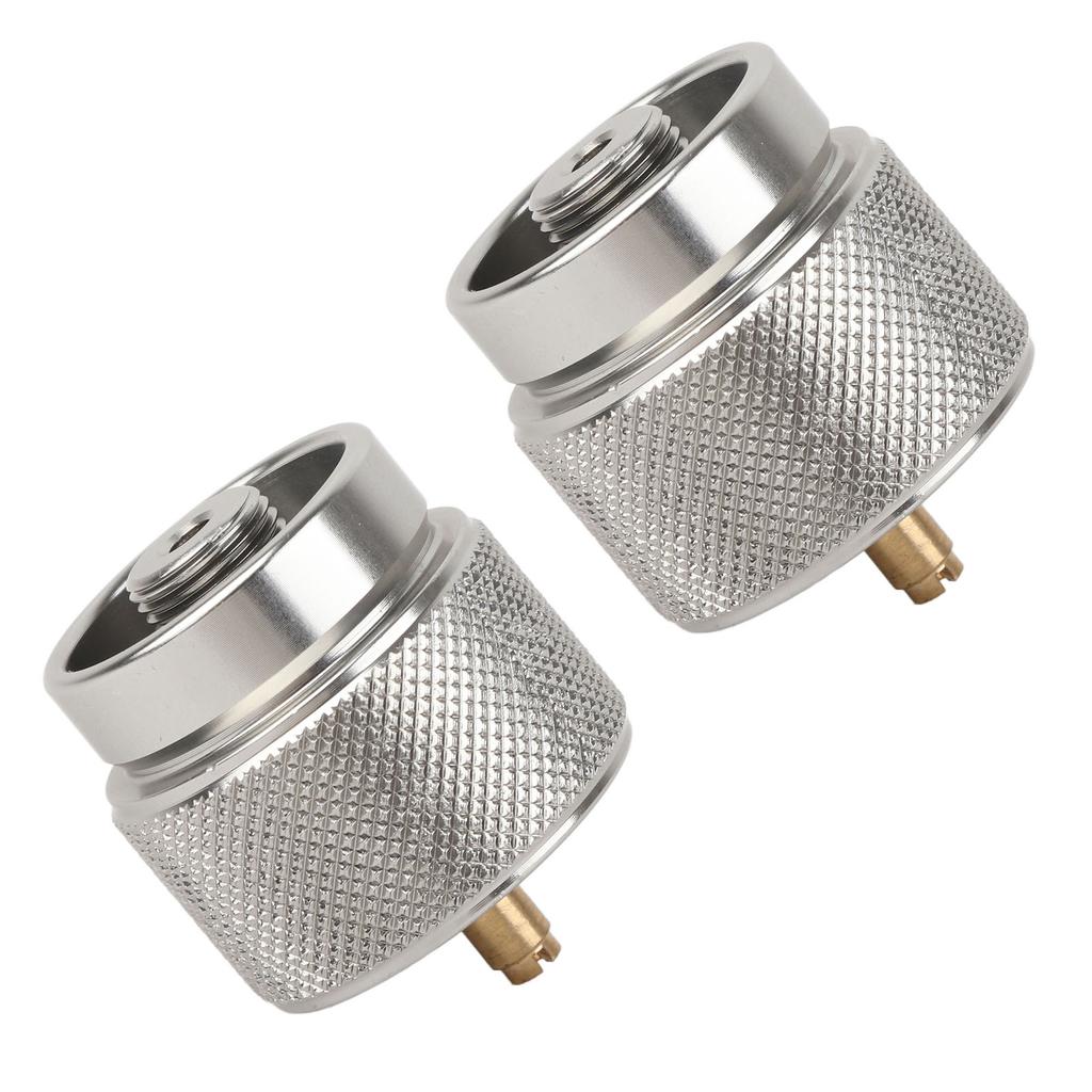 2Pcs Cassette Gas Tank Converter Connector Cylinder Adapter for Outdoor Camping Picnic