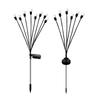2PCS Solar Lamps for Outdoor Decoration Garden Waterproof Camping Lights Solar Lawn Lights Led Firefly Lights
