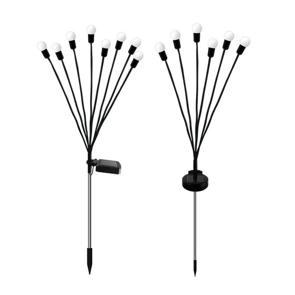 

2PCS Solar Lamps for Outdoor Decoration Garden Waterproof Camping Lights Solar Lawn Lights Led Firefly Lights