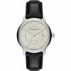 BU10000 Classic Round Beige Dial Black Leather Men's Watch