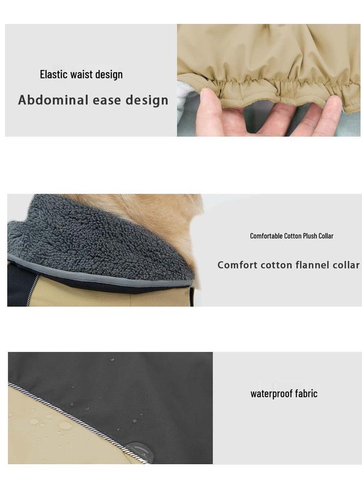 Dog Autumn/Winter Warm Cotton Clothes - Trendy Colors