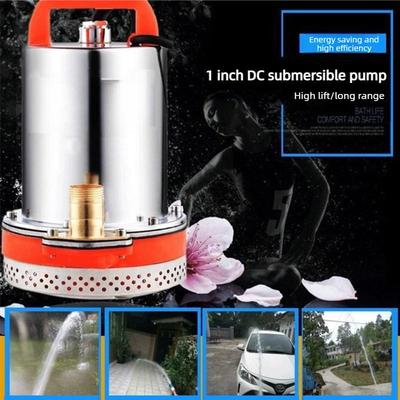 DC12V24V Solar Energy Battery Powered Water Pump Electric Water Pump Household Small Marine DC Submersible Pump