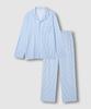 [JAJU] Men's Peach Skin Pajama Set_Light Blue [Shipped from Korea] 100% Authentic