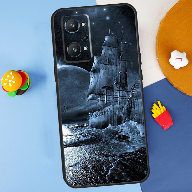 Segel Piratenschiff Boot Für Realme 14 13 12 10 11 Pro Plus GT 6 6T 5 GT7 Pro C55 C51 C21Y C25S C67 C75 C53 C61 Hülle
