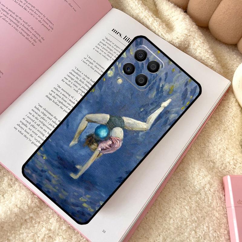 

Gymnastics Oil Painting Case For Samsung Galaxy M31 M13 M11 M12 M14 M15 M06 M16 M36 M56 M53 M32 M52 M35 M55 M34 M54 Samsung M36