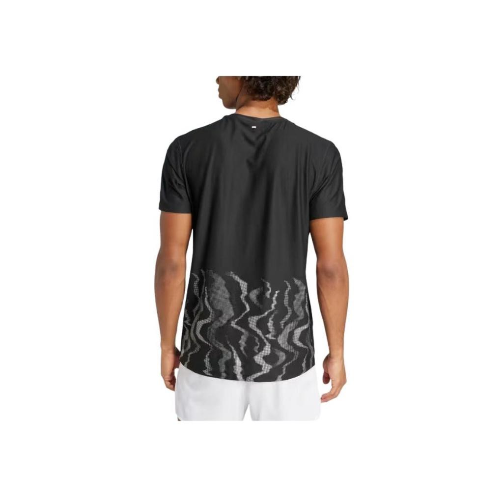 Adidas Ultimate UB Graphic Moisture-Wicking Short Sleeve T-Shirt Men Tops Black IW0213