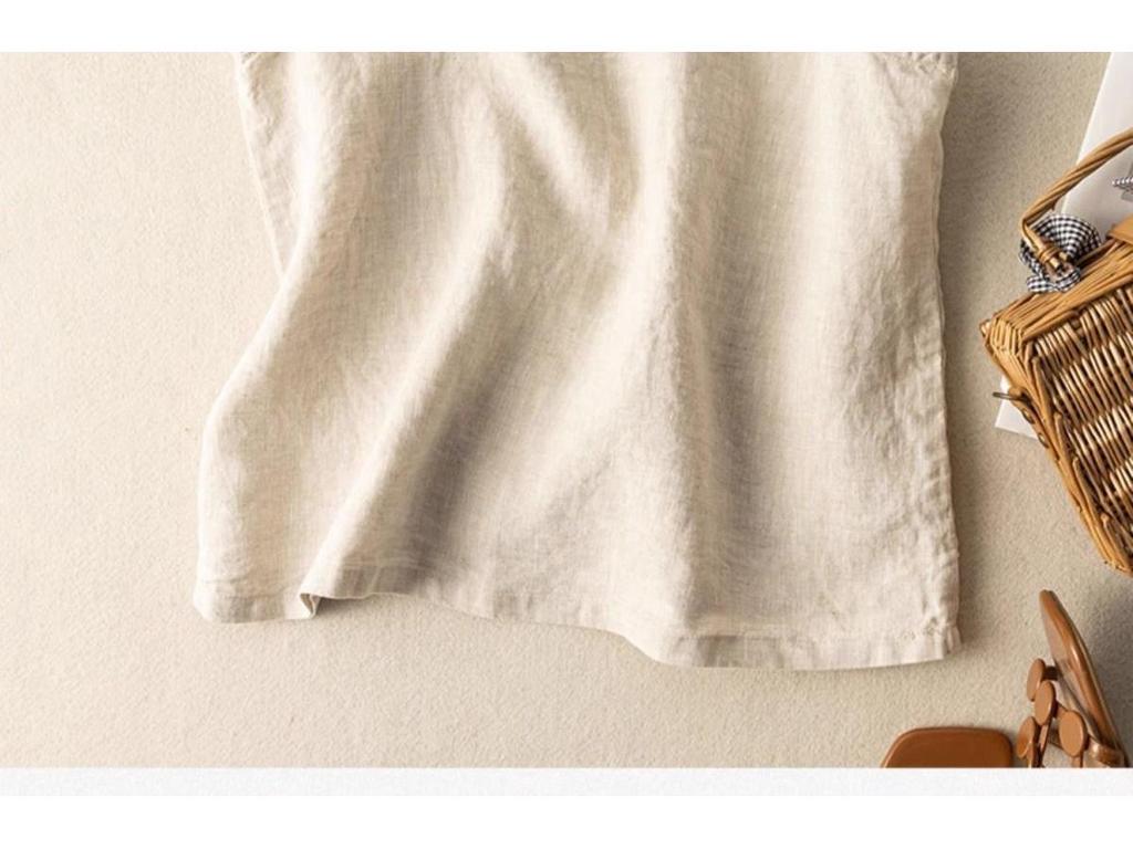 Southeast Asia Plus Size Cotton Linen Japanese Camisole