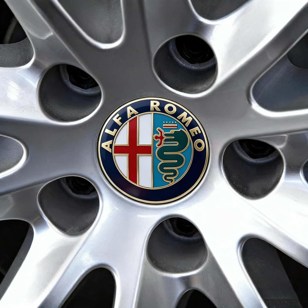 WZLN3 4Pcs 60mm 6cm GTAM Wheel Hub Center Caps For Alfa Romeo Giulia Giulietta MITO Stelvio GT Auto Refit Emblem Stickers