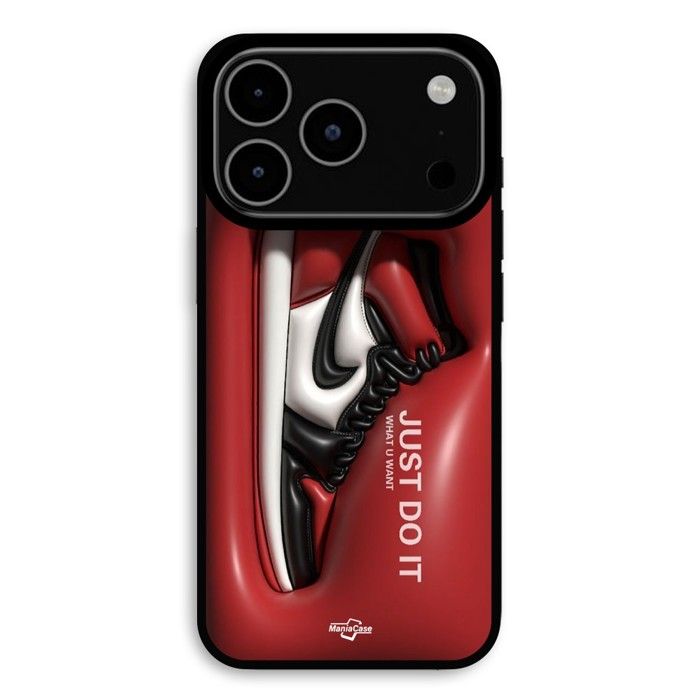 Hülle Für iPhone 17 Pro Max Air Jordan iconic just do it Maniacase schwarz