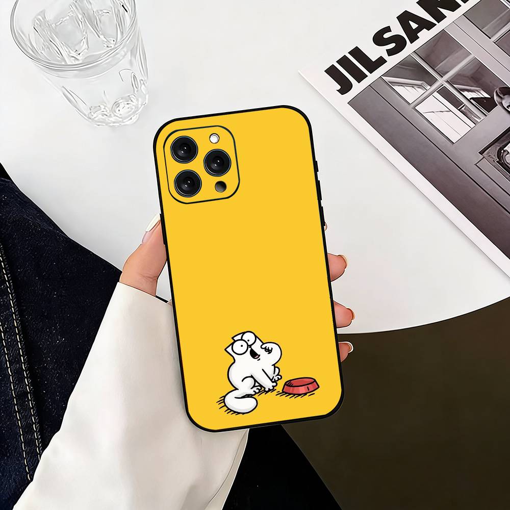 S-Simons And Cats-s Phone Case Silicone Soft For IPhone 17 16 15 14 13 12 11 X XR Plus Pro Max Plus