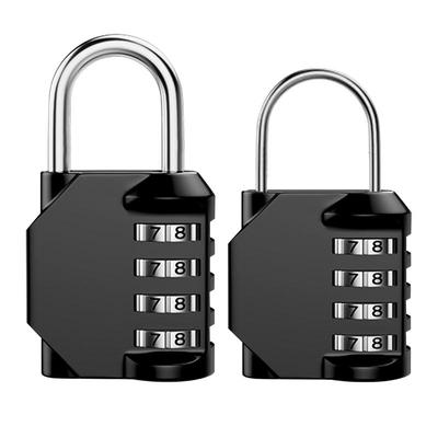 Combination Padlock Resettable 4 Digit Padlock Locker Lock Luggage Lock Security Small Combination Lock for Luggage Lock Gym