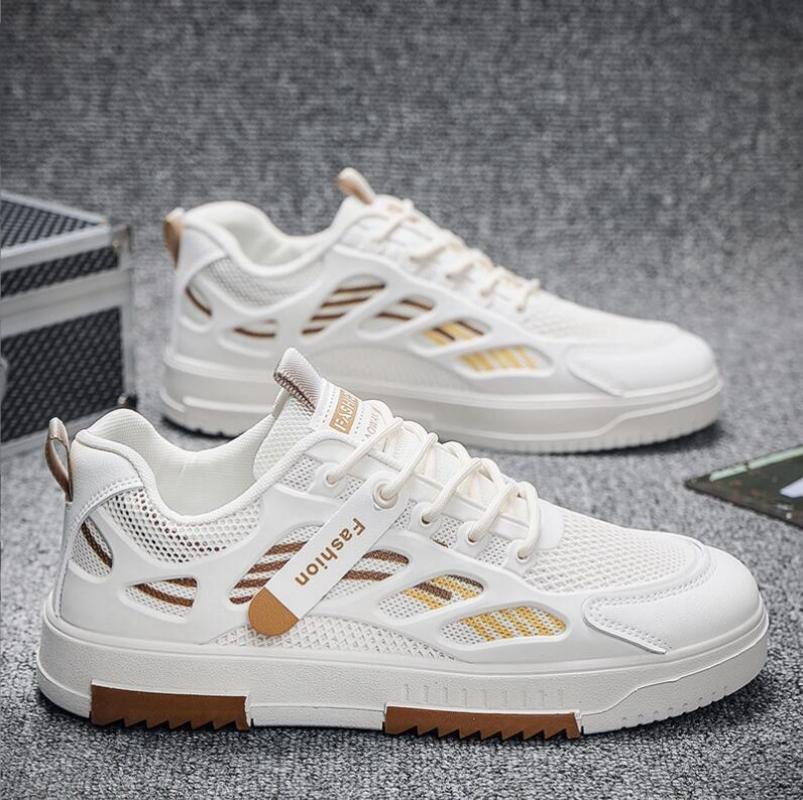 Mens Shoes Casual Spring Autumn Sneakers Outdoor Platform Hiking Fashion Luxury  Mesh Breathable Tennis Shoes Flat Trainers