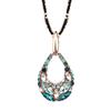 Water Drop Crystal Sweater Chain Long Necklace Versatile Sweater Chain Baroque Necklace Accessories