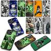 Cartoon Narutos Rock Lee Kakashi Case for Samsung Galaxy A25 A37 A57 A12 A14 A31 A41 A50 A51 A70 A71 A72 A21S M15 Note 20 9 8 10