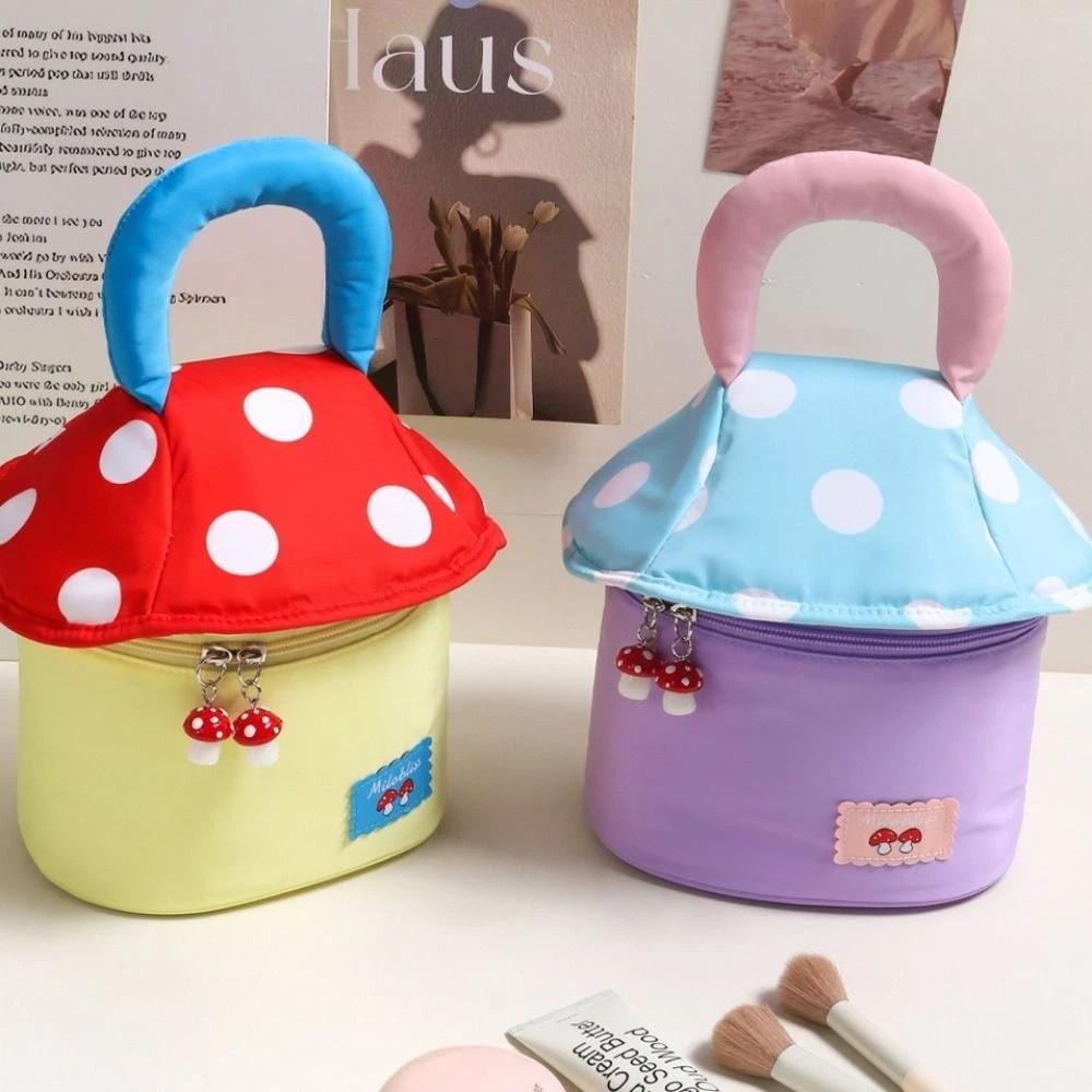 Multifunctional Handheld Cosmetic Case Large Capacity Toiletry Bag Kawaii Cute Makeup Bag  Outdoor