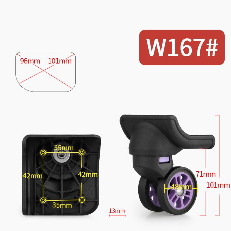 Universal Luggage Replacement Wheels - Trolley Suitcase Repair Accessories