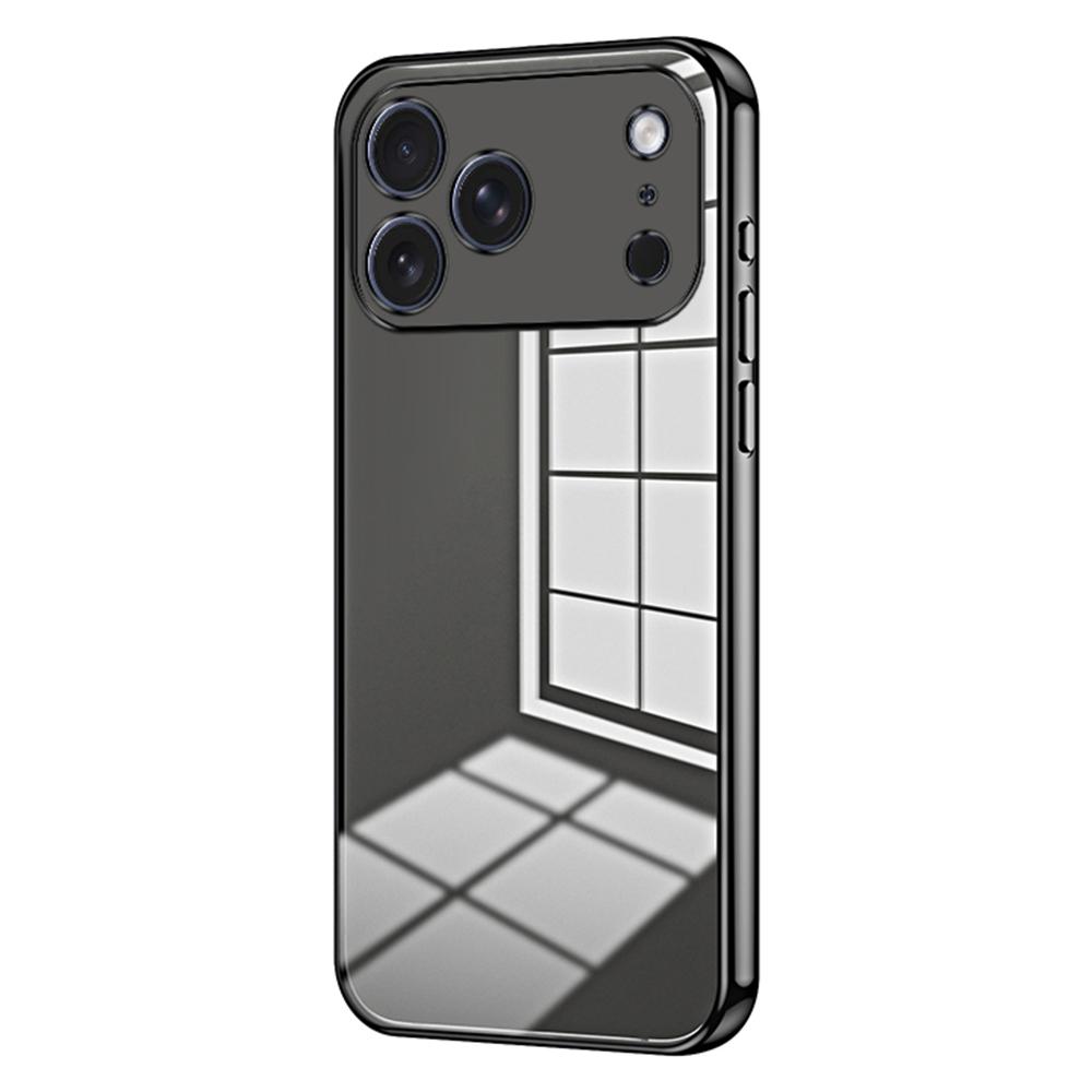 For iPhone 17 Pro Case Electroplating Frame Soft TPU Phone Cover