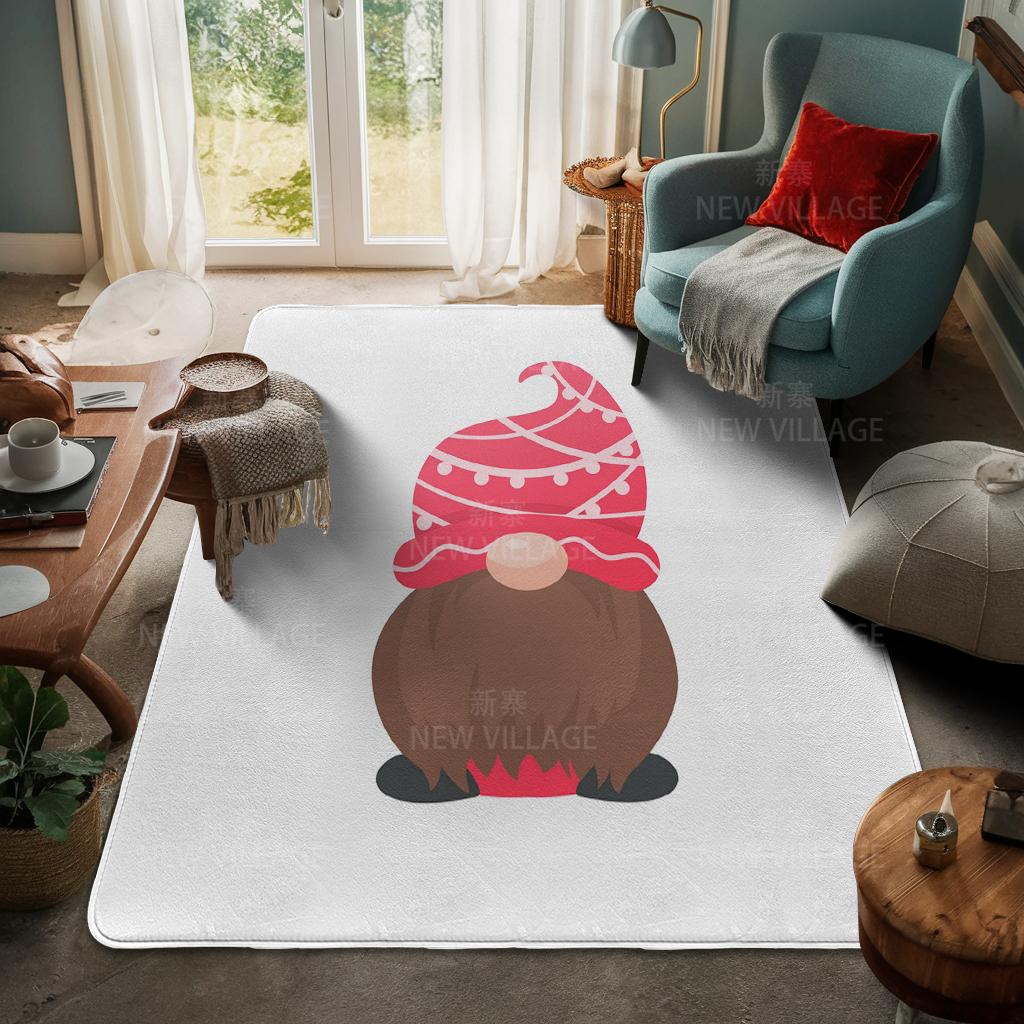 House Entrance Carpet Home Door Mat Living Room Bath Foot Bathroom Non-slip Water Absorption Rugs Bath Merry Christmas Winter