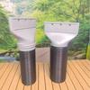 Flat Mouth Exhaust Pipe Connector for Mobile Air Conditioner
