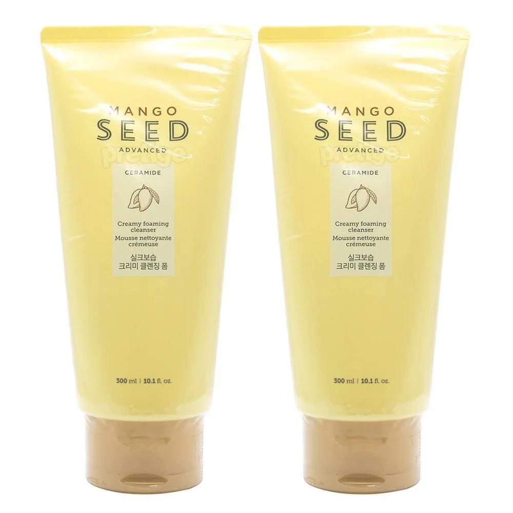 The Face Shop Mango Seed Silk Moisturizing Cleansing Foam 300ml x 2