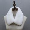 Imitation Rabbit Hair Scarf Women Furry Collar Shawl Solid Color Winter Detachable Fuzzy Fake Collar Wrap Vintage Scarf