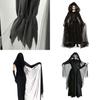 Scary Ghost Bride Costume For Women Halloween Cosplay Party Elasticity Cape Gloves Skirt S-xxl