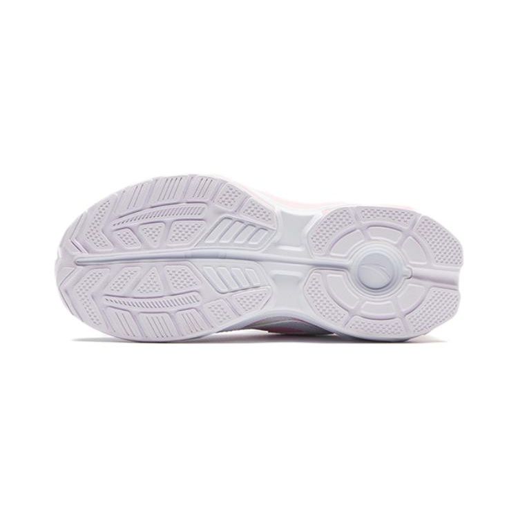 Anta Kids Bow Speed 2.0 Comfortable Casual Sweet Non-Slip Wear-Resistant Low-Top Running Shoes Kids Running Shoes White Purple Pink 322349905-1
